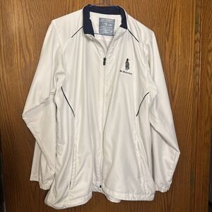 Page‎ & Tuttle St Andrews Golf Jacket Women's XL Windbreaker Free Swing White